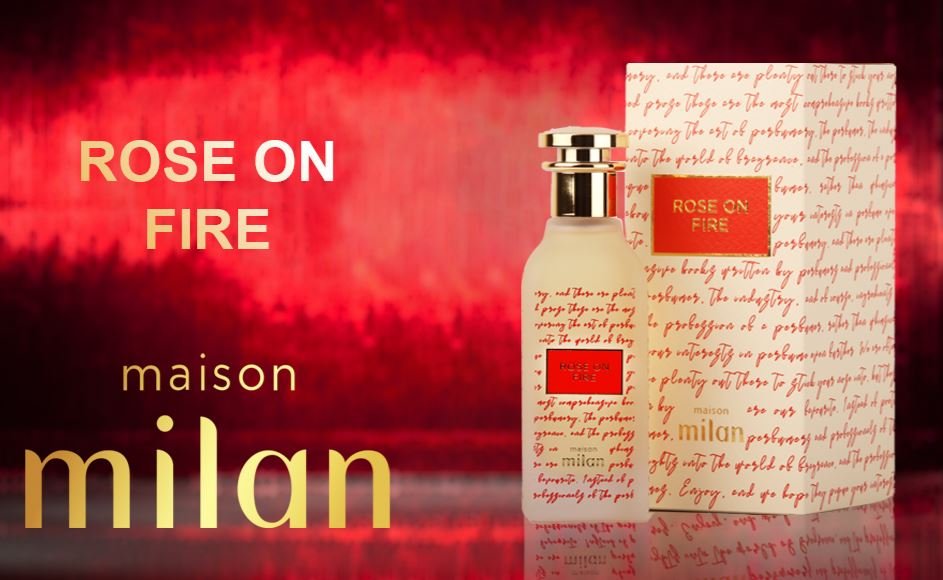 Maison milan Rose on Fire EDP 100ml Perfume